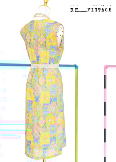 甜心粉色系圖騰長洋裝13