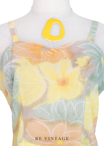 夏日午後印象派花朵背心3