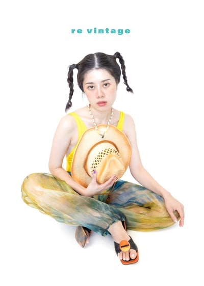 『紐約寶物』唯美透膚深海夕陽長褲1