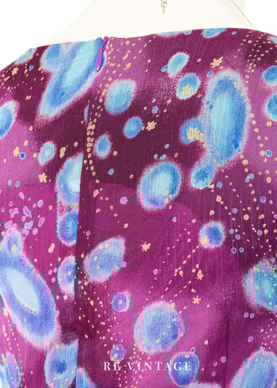 水波之上的紫光亂流美腿長洋裝11