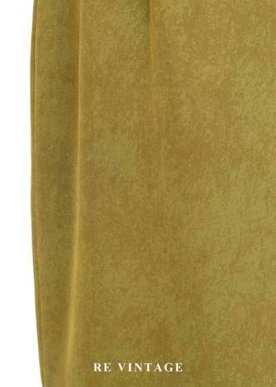 芥末黃綠色斑紋高腰短裙（26"）6