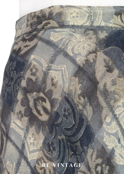 陰天雲端漫步菱格紋長裙（24"）8