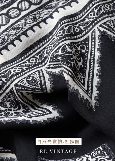 貴族白菱格徽章高腰美裙（24"）12