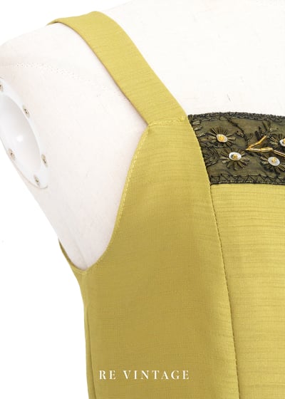 套裝背心 -黃昏餘暉黑金刺繡背心上衣4