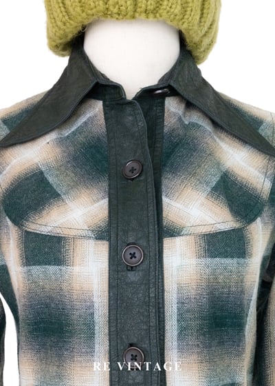 Echo in the Pines 霧裡森林格紋長洋裝5