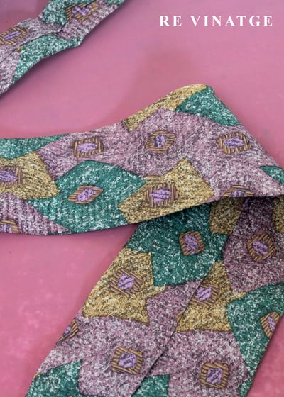 色彩遊戲夢幻幾何領帶3