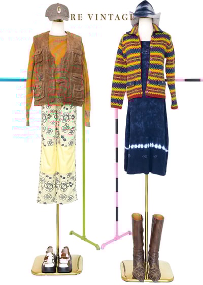 巧克力色燈芯絨帥氣背心2