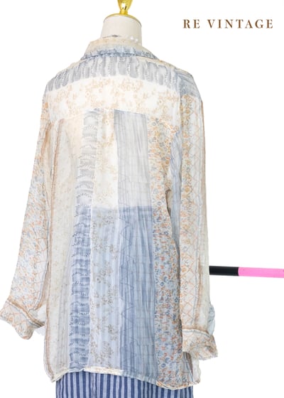 Pastel Echo 淡彩回音雪紡襯衫10