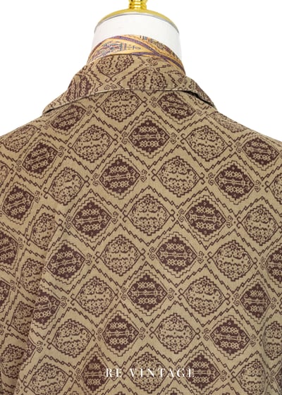 Dried Herb 菱格紋燈芯絨襯衫10