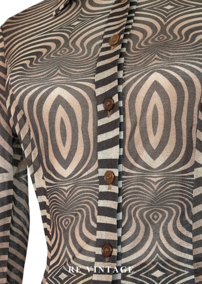 視覺迷走的條紋詩透膚上衣7