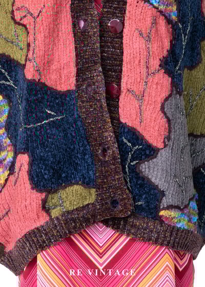 Colors in layes 針織材質混搭毛線外套5