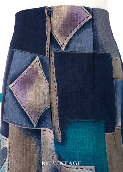 Mosaic Groove 畫布律動高腰短褲(26")9