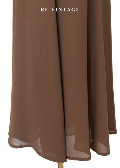 蝴蝶輕棲咖啡色長裙（24-27"）10