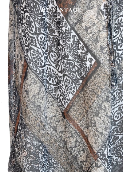 波希米雅迷幻拼接圖騰長裙（26-30"）4