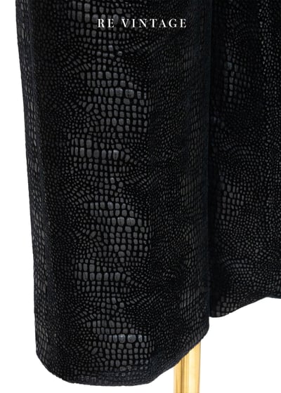 細緻鱷魚壓紋氣場爆棚直筒褲（25"）11