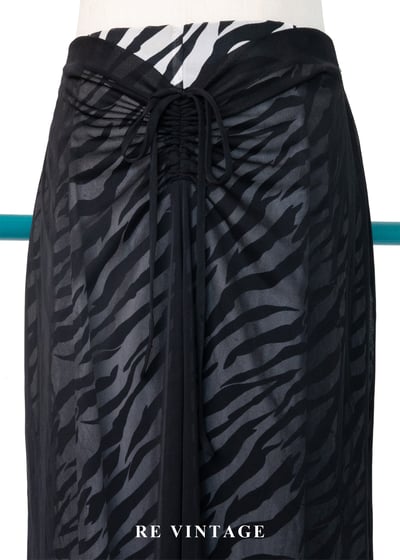 隱形斑馬桌迷藏長裙（28"）3