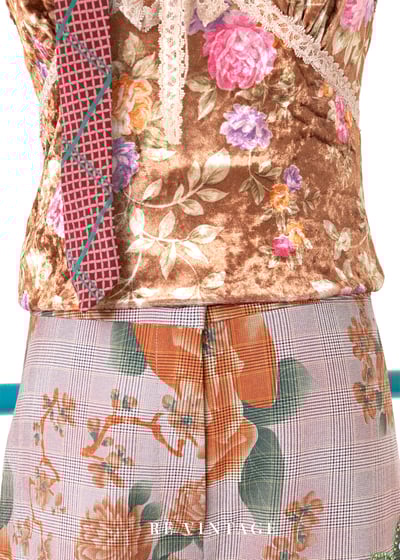 土星花園絨布細肩帶小背心7