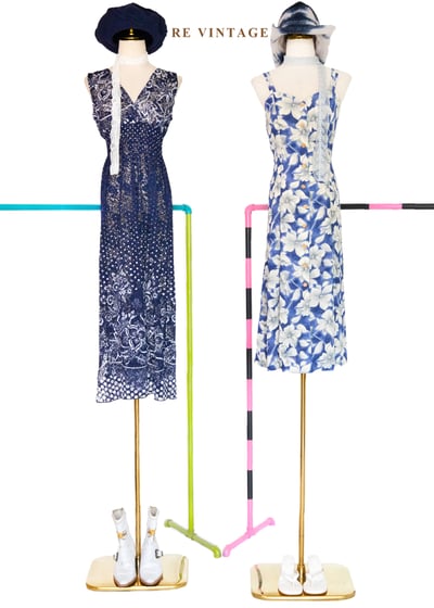 夜空繁星花藤交織蕾絲長洋裝2