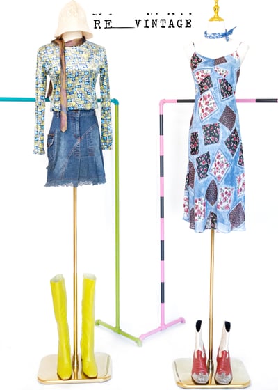 蕾絲花邊牛仔百摺短裙2