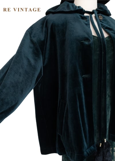 綠野仙蹤毛毛抽繩絨布外套4