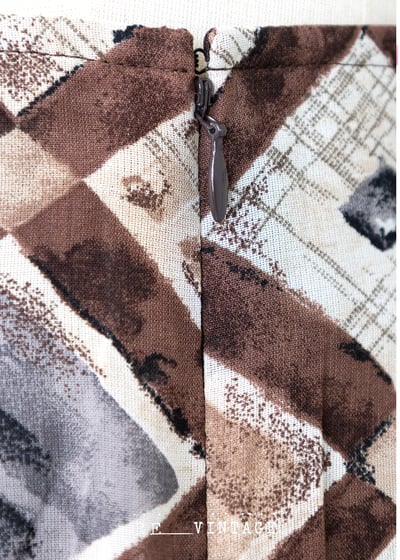 巧克力甜甜菱格高腰長裙8