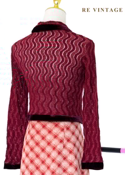 Retro Pulse 復古波紋心跳短版上衣10