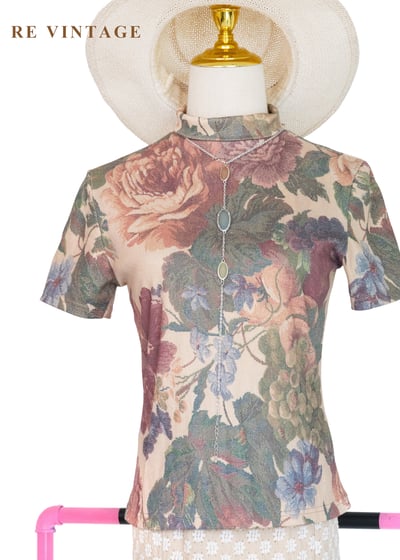 Rose Poetry 古典花園氣質上衣1