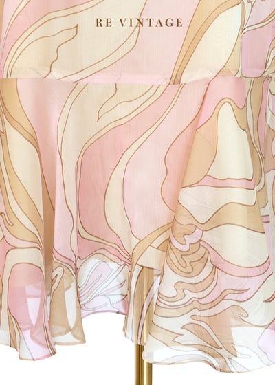 草莓咖啡流動線條細肩帶洋裝10