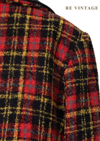 日本製 - 巴黎秋天明亮格紋西裝外套14