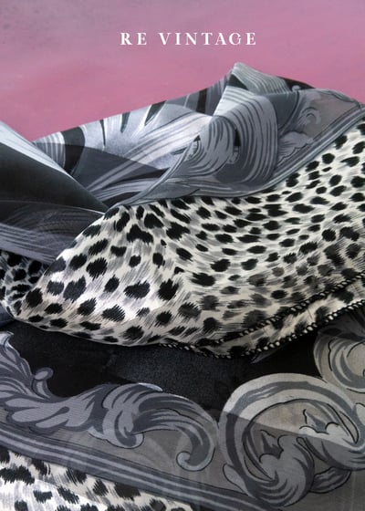 戲劇弧線夜行獸紋絲巾8