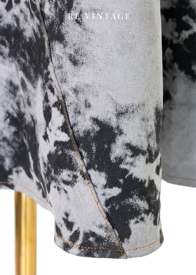 灰黑色暈染牛仔裙裙（27"）8