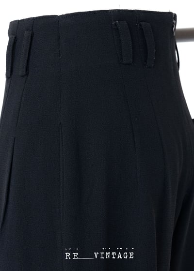 高腰寬版質感黑色長褲（24.5）7