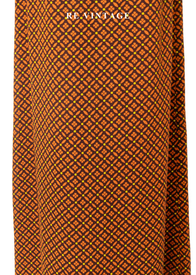 菱格小花奶酥派長裙（25"）4