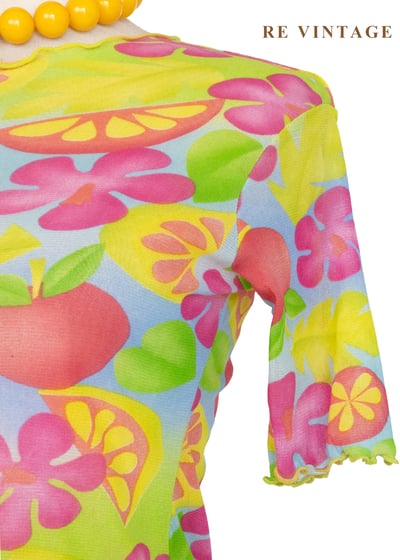 熱帶的花朵拼盤上衣5