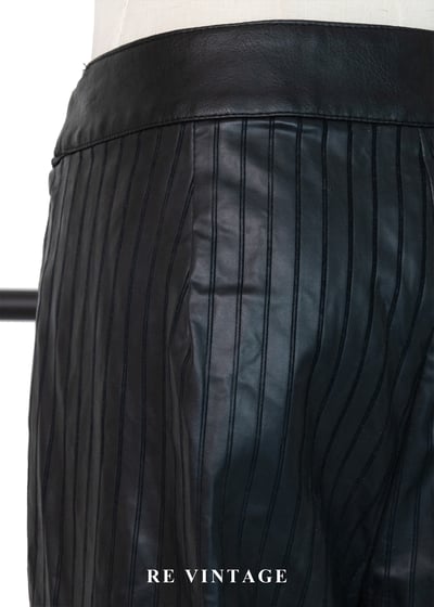 黑皮線條筆直輪廓長褲（31"）11