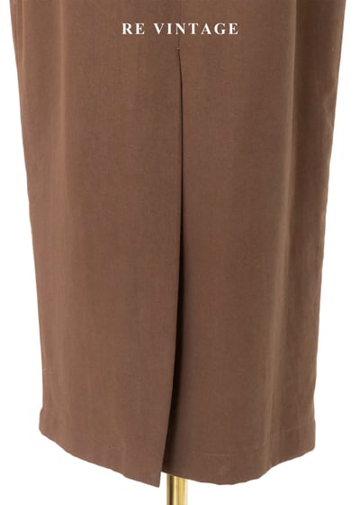 氣質單品 - 摩卡珍珠富家千金高腰長裙（25"）9