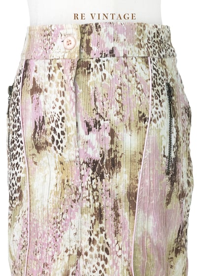 套裝短裙 - 日落柔粉豹影短裙（26-27"）3