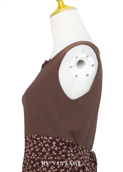 塞納河畔漫步 - 鏤空碎花長洋裝9