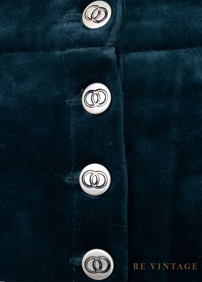 Atlantic Deep 絨布及膝美裙（26"）4