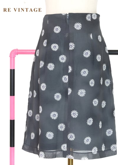 小雛菊暈染灰短裙（27"）7