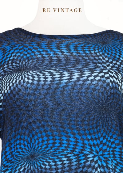 Car Race x Blue Op Art 薄款針織上衣3