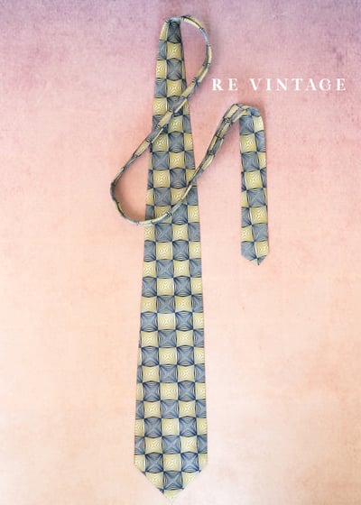 迷幻光線井格領帶6