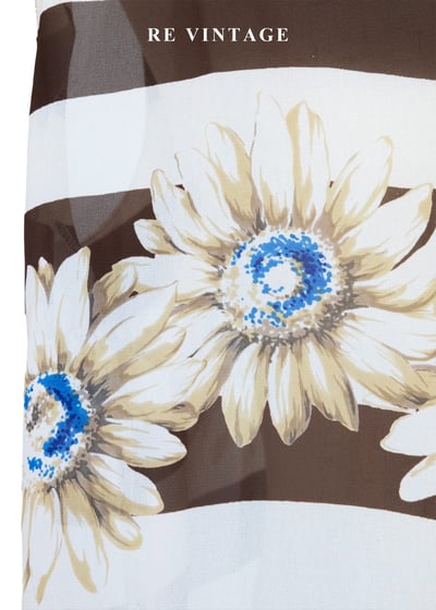 盛夏的影子- 向日葵花園條紋背心9