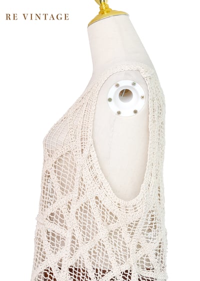 Happy Vacation 香草白織品長版背心/洋裝9