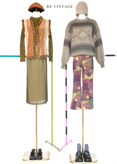 迷幻綠洲花紋流動美褲（26"）2