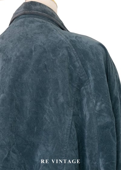 復古孔雀綠工裝夾克外套15