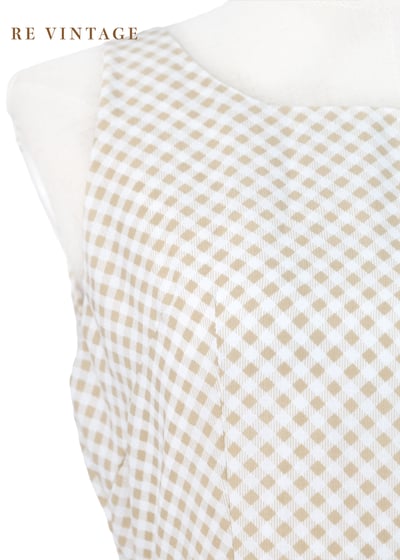 Sandshell 菱格紋氣質長洋裝11