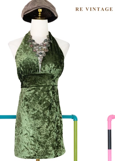 翡翠魅影溫柔夢絨布繞頸長版背心5