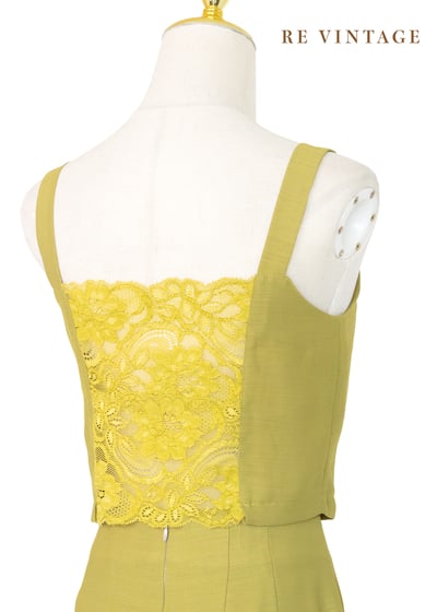 套裝背心 -黃昏餘暉黑金刺繡背心上衣8