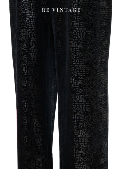 細緻鱷魚壓紋氣場爆棚直筒褲（25"）4